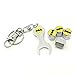 iDoood Wrench Keychain Chrome Tire Valve Stem Caps With Batman