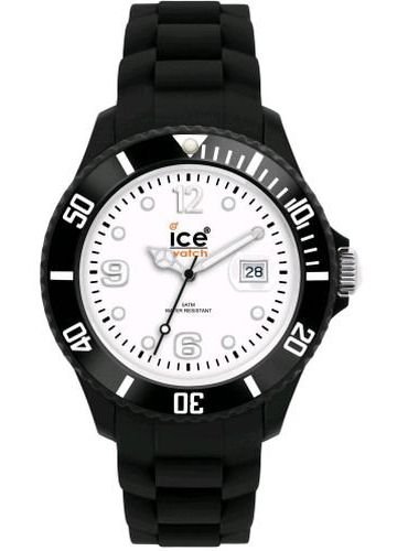 Ice Men's SIBWBS10 Ice-White White Dial with Black Bracelet Watch