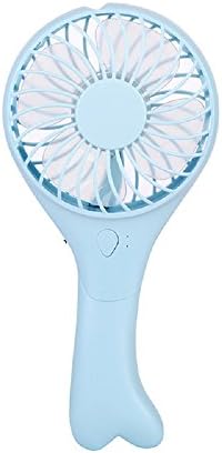 Nestar Portable Handheld Mini USB Rechargeable Personal Electric Fan with 2 Speeds Adjust for Home,Travel,Bedroom and Office-Blue