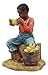 Ebros Vintage Black Americana History African American Boy Shucking Corn Statue 6