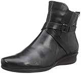 ECCO Women's Abelone Cross Buckle Boot,Black,40 EU/9-9.5 M US