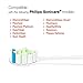 ITECHNIK 12Pack Replacement Toothbrush Heads for Philips Sonicare -Includes 4 DiamondClean Standard White HX6064, 4 ProResults Plaque Control HX9024, 4 ProResults Gum Health HX9034