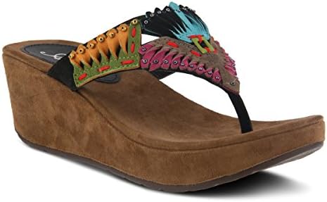 Azura Women's Style Headress Suede Slide Sandal