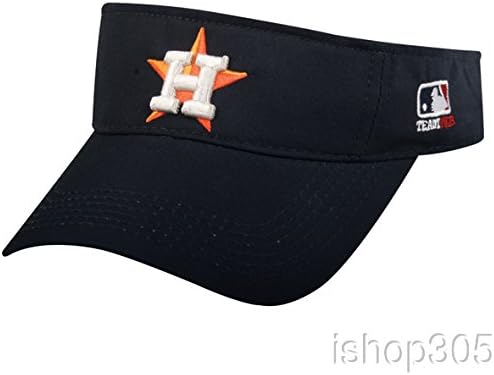 MLB Official Replica Baseball Visor Various Team Hat Adjustable MLB Licensed , Houston Astros - Home