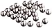 BC Precision 2mm Chrome Steel Bearing Balls (100 Qty) – G25 Precision Grade for Bearings, Hobbies, and Industrial Applications