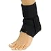 Vive Lace Up Ankle Brace - Men, Women Foot Support Stabilizer Compression Sleeve - Sprained Adjustable Leg Splint - Sprain Rolled Immobilizer Wrap Guard for Running, Volleyball, Basketball, Soccer (L)