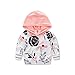 Askwind Baby Girls Floral Hoodie+ Floral Pant Set Leggings 2 Piece Outfits (12-18 Months, Pink)
