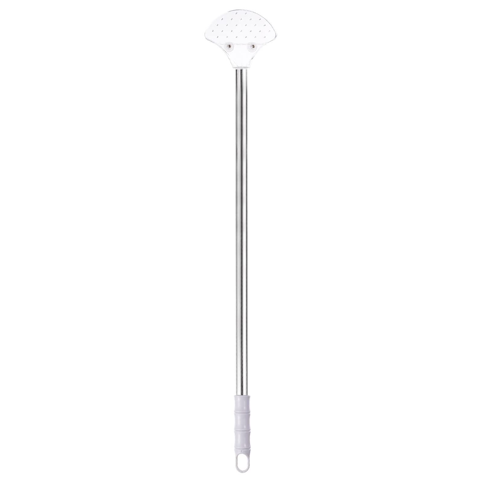 PATIKIL 16" Handheld Sign Holder Airport Pick Up Sign Poster Holder Tour Guide Sign Holder Sign Stake Pole Fan-Shaped Metal, Silver