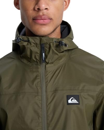 Overcast 3K Tape - wasserdichte Jacke mit Kapuze - L - Grün.