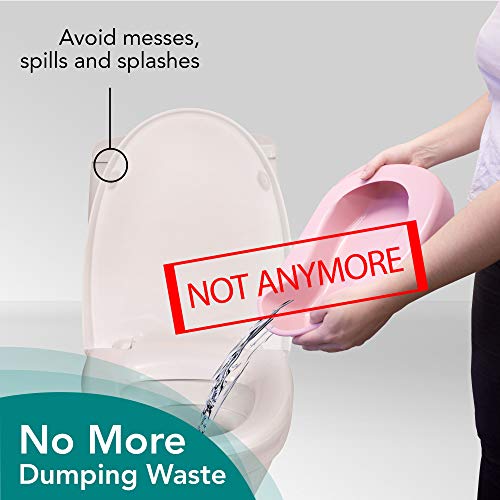 The Original Carebag Commode & Bedpan Liners with Super Absorbent Pad, 60 Count (3 boxes of 20) - Medical Grade, Fits any Size Bedpan - Universal Liner Designed for Bedside Commode Buckets and Bedpans - Thumbnail 6
