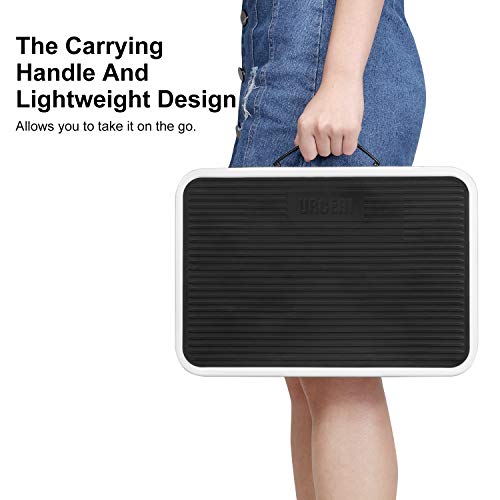 URCERI Folding Steel Step Stool with Non-Skid Plastic Platform Portable Lightweight One Step Ladder with Built-in Handle and Max Load 330 lbs. for Adults Seniors Kids to use at Home Bathroom Kitchen - Thumbnail 5
