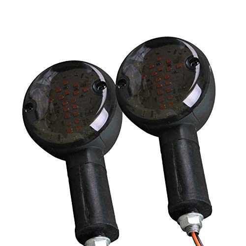 AllExtreme EXBSIAY2 Universal Super Bright Turn Signal Indicator Light Bike Front/Rear Side Indicator Blinker Bulb for Motorcycles & Bikes (12V, Amber Yellow, 2 PCS)