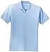 Joe's USA(tm) Ladies Short Sleeve Polo Shirt-Light Blue-XL