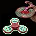 Fidget Force - Heart Eyes Emoji Glow in the Dark Spinner - Keeps Fidgety Hands at Play - ADHD, Anxiety, Autism & Stress Reducer - Hand Spinner & Fidget Spinner Toys for Adult - 9 Free Emoji Stickers