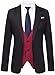 GARSEBO Men's Casual Dress Suit Slim Fit Stylish Blazer Coats Jackets