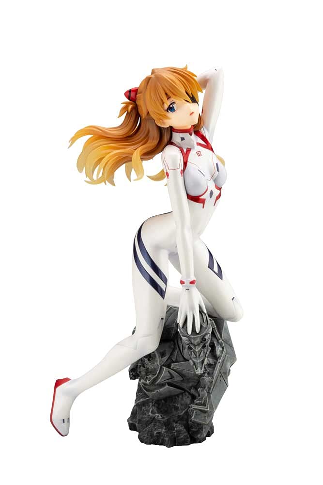 EVANGELION THRICE ASUKA SHIKINAMI WHITE PLUGSUIT PVC STATUE