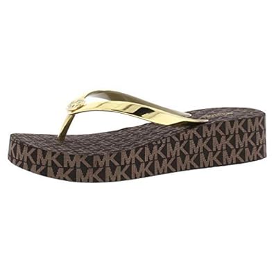 michael kors flip flops womens for sale