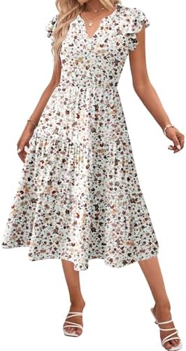 kensie flutter sleeve midi dress kensie Flutter-Sleeve Midi Dress