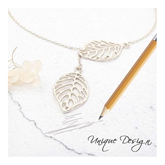 Aukmla-Chic-Leaf-Shaped-Chain-Jewelry-Necklaces-for-Women-and-Girls-Gold Aukmla-Chic-Leaf-Shaped-Chain-Jewelry-Necklaces-for-Women-and-Girls-Gold