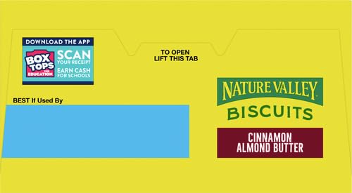 NATURE VALLEY BISCUIT SANDWICHES, ALMOND BUTTER, 5 CT, 6.75 OZ