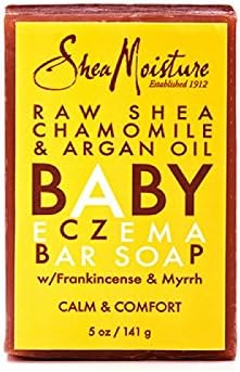 Raw Shea Chamomile & Argan Oil Baby Eczema Bar Soap - 5 oz(Pack of 2)
