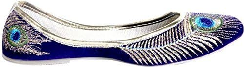 StepIndia Designer Ethnic Rajasthani Jaipuri Embroidery Work Sandal Slipper Jutti Mojari Chappal for Women and Girls