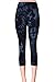 PLUS SIZE Tie Dye Brushed Capris (Dark Souls)