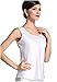 Fashion Silk Women's Blouse Silk Tank Tops XX-Lager White