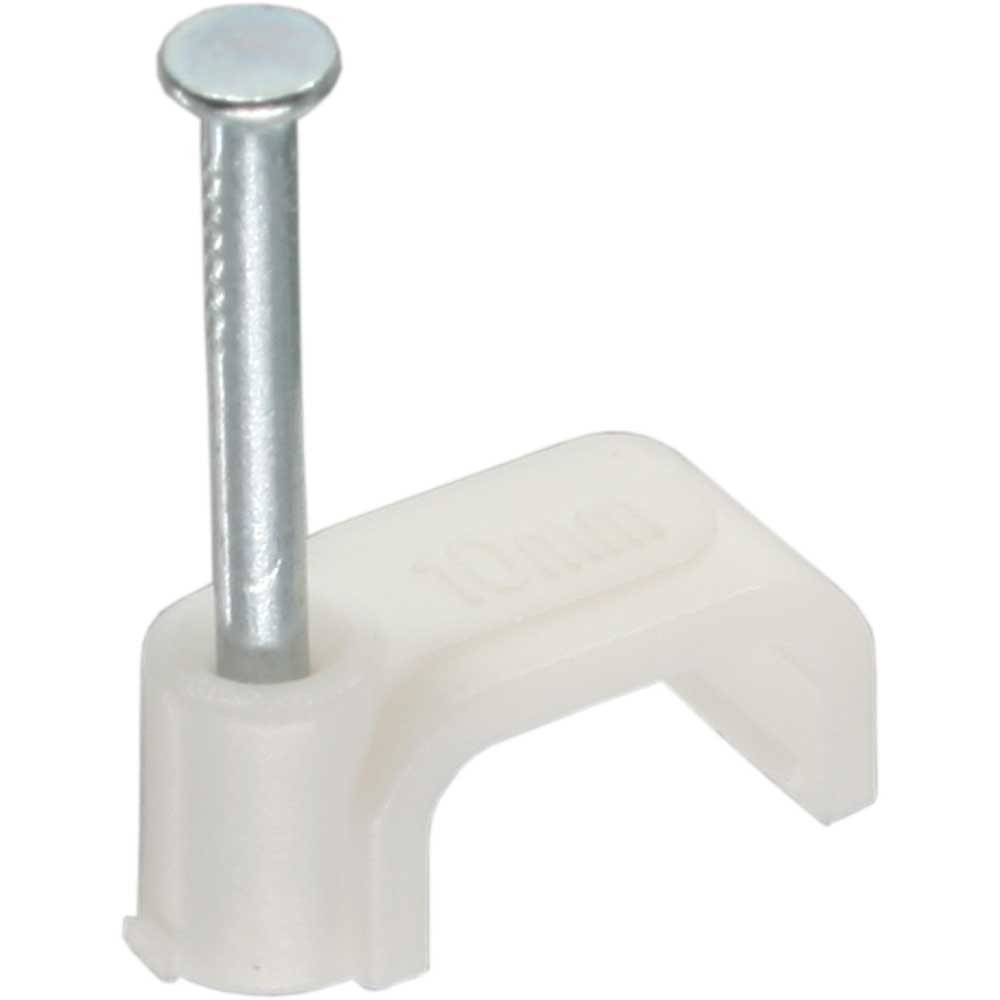InLine 44020 White 100 Pieces Cable Clamp – Cable Clamp (White, 100 Pieces)