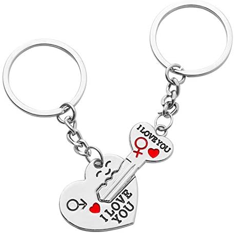 キーホルダー キーリング 恋人 カップルキーホルダー 現金特価 ギフト バレンタイン ２点セット 記念日ギフト