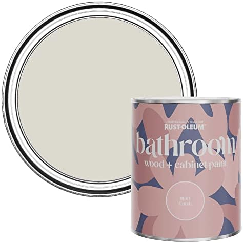 Rust-Oleum Grey Moisture Resistant Bathroom Wood and Cabinet Paint in Matt Finish - MOCHA 750ML