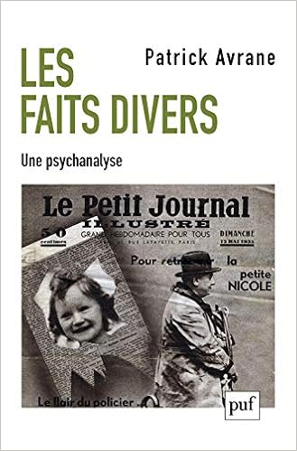Amazon Fr Les Faits Divers Une Psychanalyse Avrane Patrick Livres