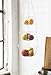 Fox Run White 3-Tier Kitchen Hanging Fruit Baskets, 32 Inches