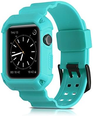 Apple Watch Band 38mm,Wetben Soft TPU Replacement Sports Band for Apple Watch Series 3 Series 2 Series 1 (Teal) …