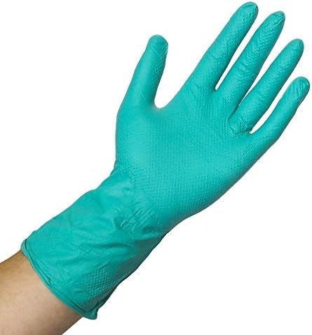 UltraSource Ambidextrous Nitrile Gloves, Unlined Diamond Grip, 15 mil, X-Large (Pack of 24)