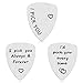iJuqi Boyfriend Gifts for Him Men - 3PCS Boyfriend Guitar Pick, Boyfriend Gifts for Christmas, Valentines Gifts for Boyfriend Husband Fiancé Son Brother