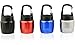 【4 Pack】Elecrainbow E02 Mini COB Keychain Flashlight, 150 Lumens Mini Aluminium Alloy Pocket Portable Emergency Light, Black, Blue, Red, Silver