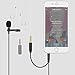 SUPON Lavalier Lapel Microphone Omnidirectional Condenser Mic with Headphone Jack 3.5mm Compatible for iPhone, Android &Windows Smartphones,YouTube,Interview,Studio,Video Recording,Noise Cancelling
