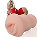 Male Masturbator Pocket Pussy Realistic Oral Sex Toys for Men(Flesh(Oral Type))