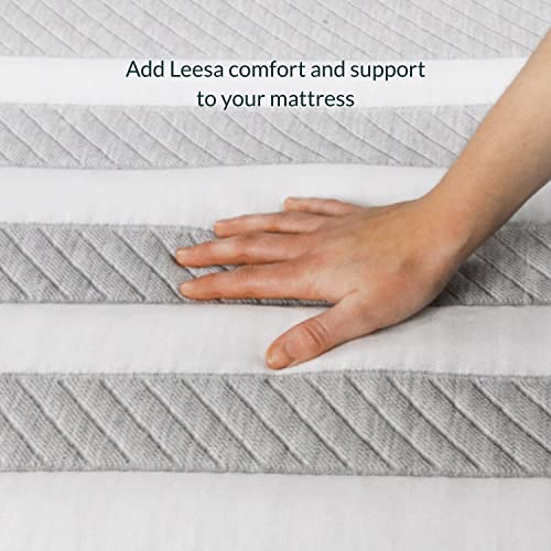 Leesa Mattress Topper with Cooling Foam and Washable Cover, California
