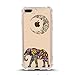 iPhone 7 Plus Shock Absorbent Case (5.5 inch screen), Moon Elephant Design