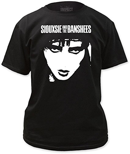 Impact Men's Siouxsie and The Banshees Face T-Shirt, Black, XX-Large