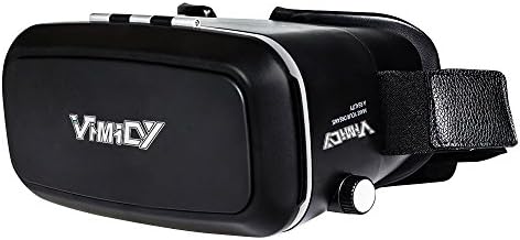 360° Viewing Immersive Virtual Reality Headset VR Goggle Box 3D Glasses for 3D Movies Video Games, Compatible with iPhone 7 Plus/ 6s Plus Samsung Galaxy Series and Other Smartphone