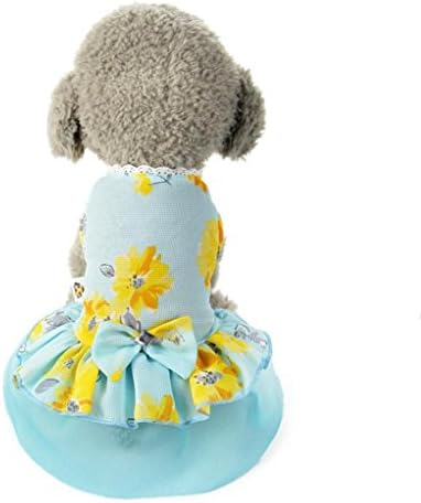 Pet Clothes, OOEOO Dog Cat Bow Apparel Tutu Dress Lace Skirt Pet Puppy Princess Costume