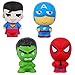 POKONBOY Jumbo Squishies Super Hero Toys - 4 Pack Squishies Slow Rising Toys Squishy Toys Boys Girls Kids Cute Kids Doll Stress Relief Toy