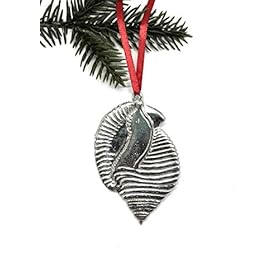 North Carolina Scotch Bonnet Ornament for Christmas Tree - Metal NC State Seashell - Beach Lover Gift Ideas 41KBy3kCVTL