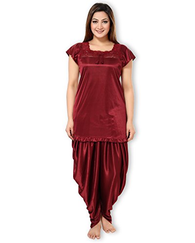 AV2 Women Satin Top \u0026 Pyjama Nightdress 