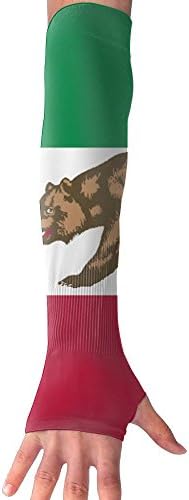 California Republic Flag Bear Arm Sleeve Outdoor Sport UV Sun Protection Camping