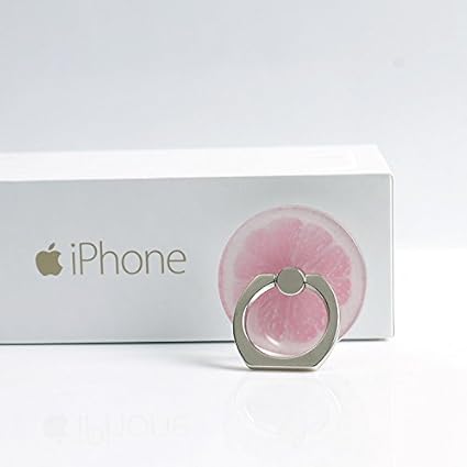 Amazon フルーツ 果物 Iphone Ring スマホ ホールド 落下防止 リングホルダー リングスタンド スマリング 指1本 ピンクレモン Pink 可愛い かわいい ホールドリング 通販