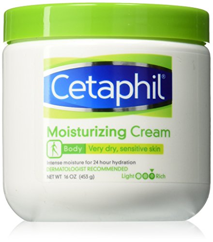 Cetaphil Moisturizing Cream for Dry/Sensitive Skin, Fragrance Free 16 oz